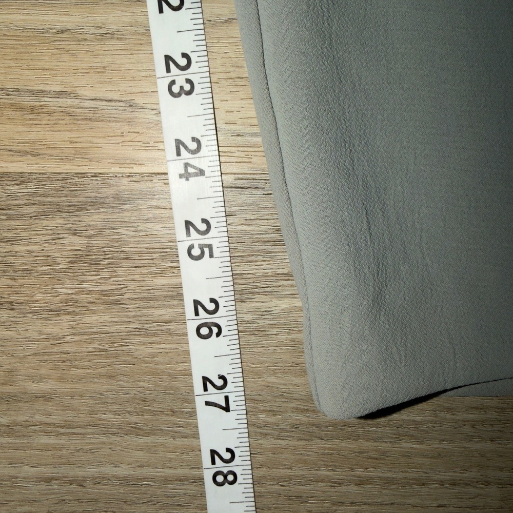 Wilfred Aritzia Grey High Waisted Tie Waist Straight Leg Trousers Size 6 - Picture 5 of 10